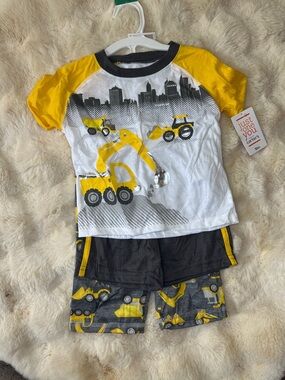 NWT Just One You by Carter’s 3pc Construction PJ Set 18M